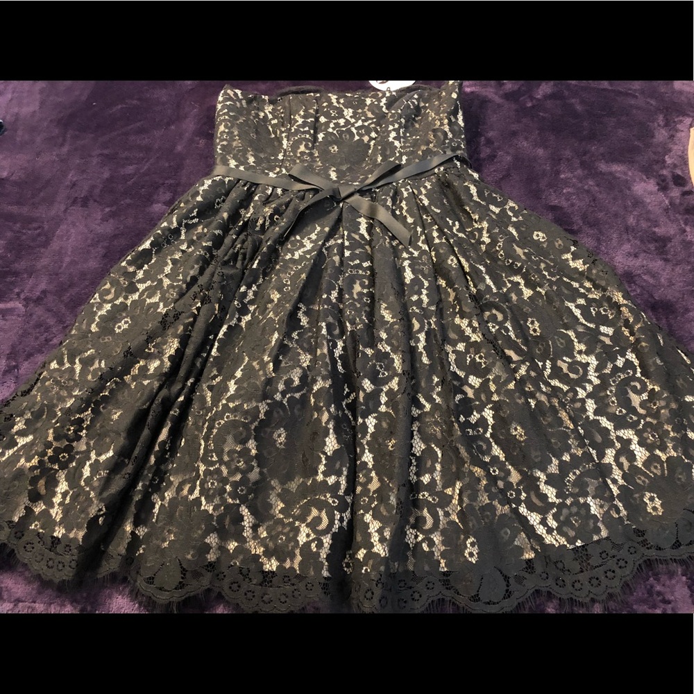 Black and Nude Party Dress